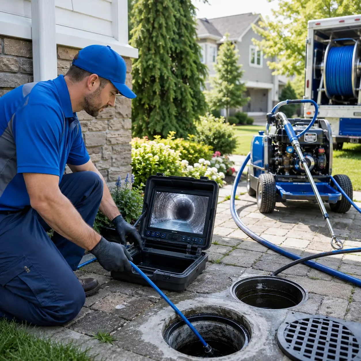 Outdoor drain cleaning professionals serving Woodstock, VA