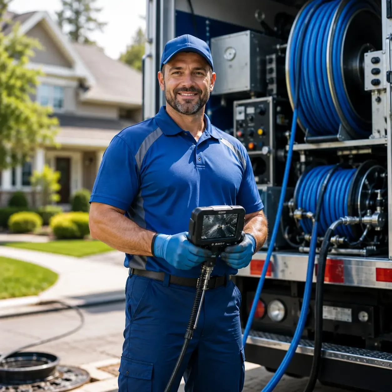 Local outdoor drain cleaning specialists in Woodstock, VA